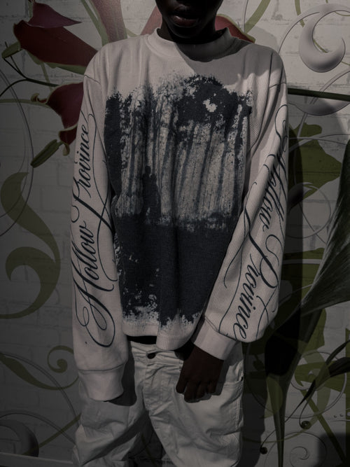 Lost Eden Thermal front fit and sleeve lettering